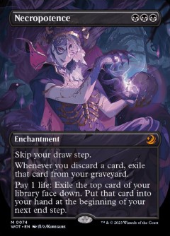 Necropotence Wilds of Eldraine- Enchanting Tales Anime Bordless